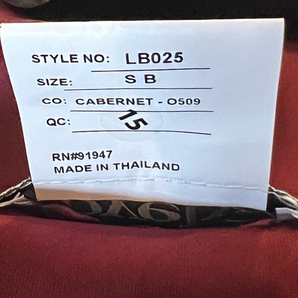 LOVELY TWIST HALTER BRIDESMAID MAXI TRUMPET GOWN IN CABERNET NWT WOMEN'S SMALL - Picture 13 of 15